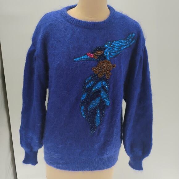 Escada By SRB Pullover Mohair Sweater Womens Size 42 Made In Germany - Picture 2 of 14